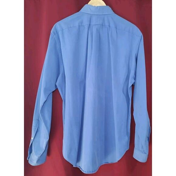 Men's Ralph Lauren Blue Business Work Casual Long Sleeve Men Classic Fit - L - Picture 4 of 5